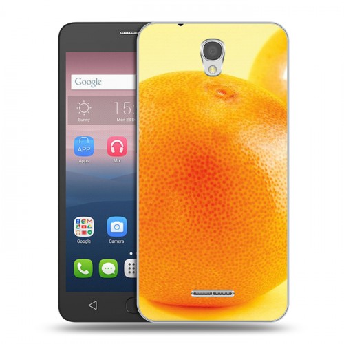 Дизайнерский силиконовый чехол для Alcatel Pop 4 Апельсины