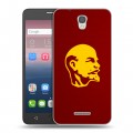 Дизайнерский силиконовый чехол для Alcatel Pop 4 Владимир Ленин