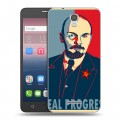 Дизайнерский силиконовый чехол для Alcatel Pop 4 Владимир Ленин