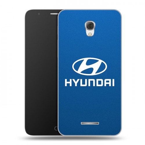 Дизайнерский пластиковый чехол для Alcatel Pop 4 Plus Hyundai