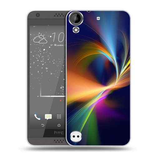 Дизайнерский пластиковый чехол для HTC Desire 530 Красочные абстракции
