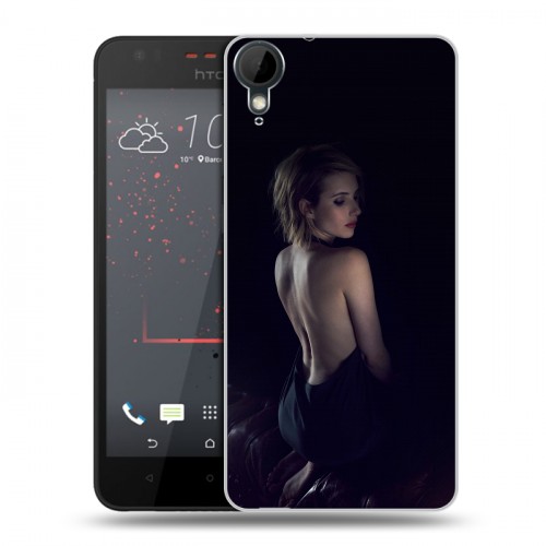 Дизайнерский пластиковый чехол для HTC Desire 825 Эмма Робертс