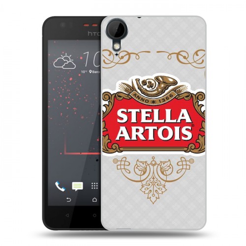 Дизайнерский пластиковый чехол для HTC Desire 825 Stella Artois