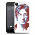 Дизайнерский пластиковый чехол для HTC Desire 825 Джон Леннон