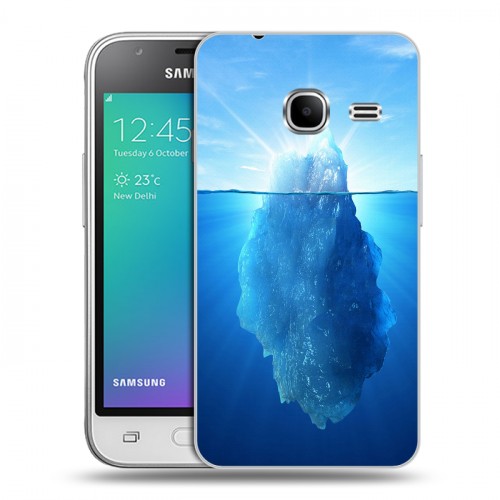 Дизайнерский силиконовый чехол для Samsung Galaxy J1 mini (2016) Льды