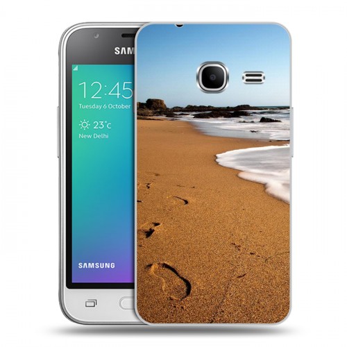 Дизайнерский силиконовый чехол для Samsung Galaxy J1 mini (2016) пляж