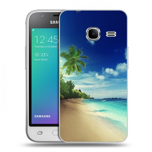 Дизайнерский силиконовый чехол для Samsung Galaxy J1 mini (2016) Пляж