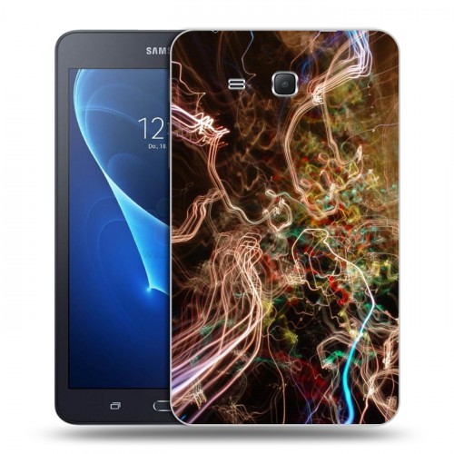 Дизайнерский силиконовый чехол для Samsung Galaxy Tab A 7 (2016) Красочные абстракции