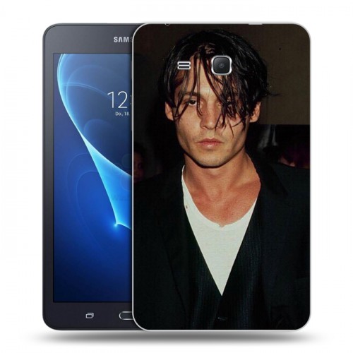 Дизайнерский силиконовый чехол для Samsung Galaxy Tab A 7 (2016) Джонни Депп