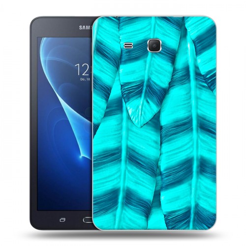 Дизайнерский силиконовый чехол для Samsung Galaxy Tab A 7 (2016) Контрастные перья