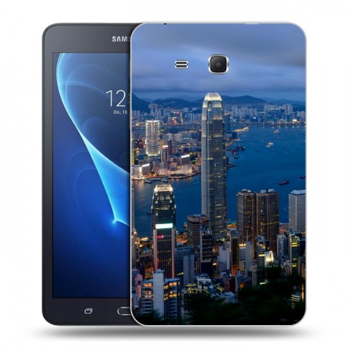 Дизайнерский силиконовый чехол для Samsung Galaxy Tab A 7 (2016) Гонконг