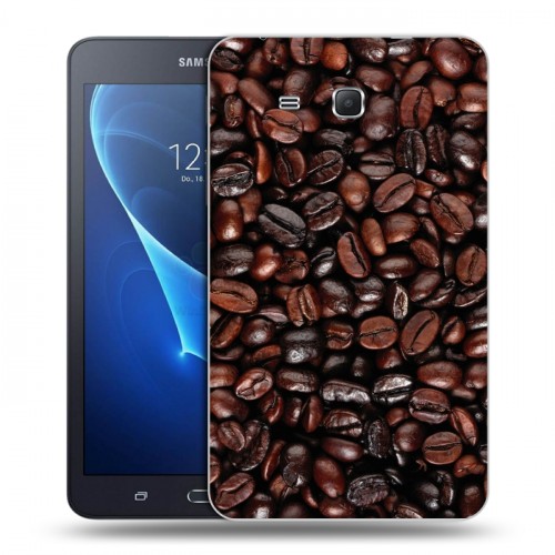 Дизайнерский силиконовый чехол для Samsung Galaxy Tab A 7 (2016) кофе текстуры