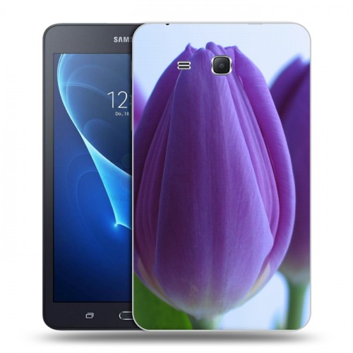 Дизайнерский силиконовый чехол для Samsung Galaxy Tab A 7 (2016) Тюльпаны