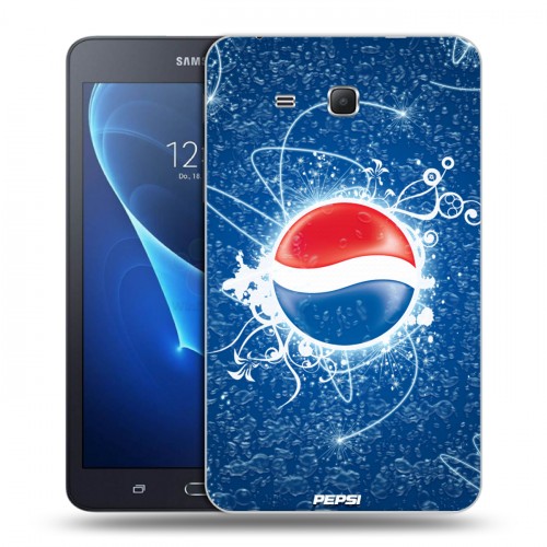 Дизайнерский силиконовый чехол для Samsung Galaxy Tab A 7 (2016) Pepsi