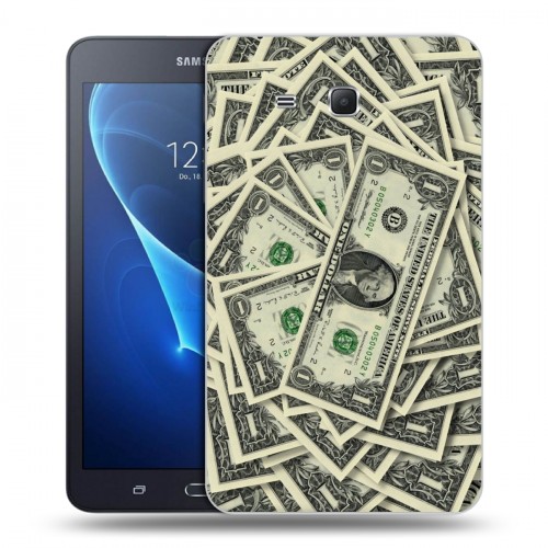 Дизайнерский силиконовый чехол для Samsung Galaxy Tab A 7 (2016) Текстуры денег