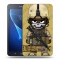 Дизайнерский силиконовый чехол для Samsung Galaxy Tab A 7 (2016) Армейцы мультяшки