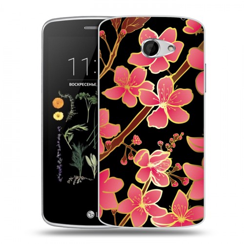 Дизайнерский силиконовый чехол для LG K5 Люксовые цветы