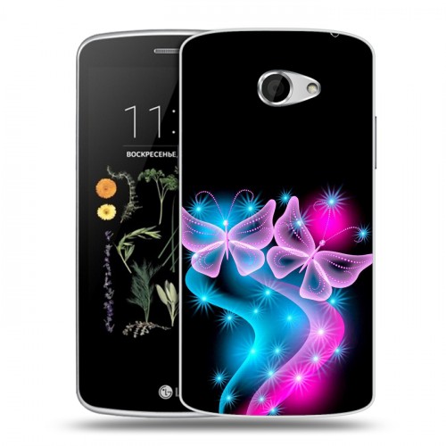 Дизайнерский силиконовый чехол для LG K5 Бабочки