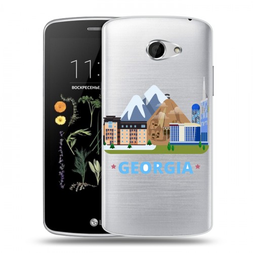 Дизайнерский силиконовый чехол для LG K5 Грузия
