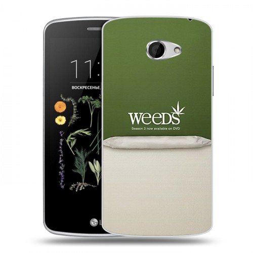 Дизайнерский силиконовый чехол для LG K5 Weeds