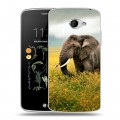Дизайнерский силиконовый чехол для LG K5 Слоны