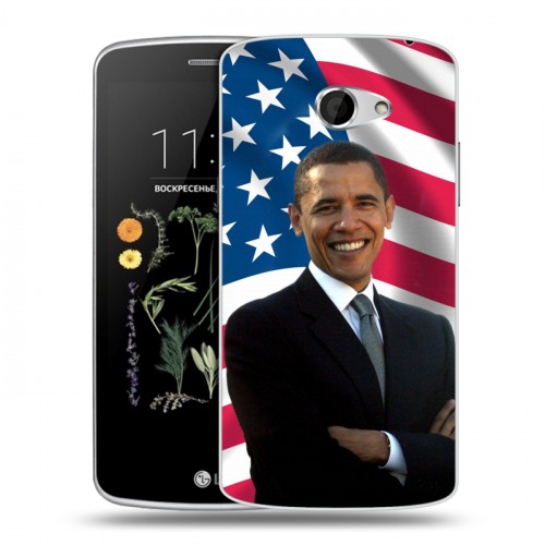 Дизайнерский силиконовый чехол для LG K5 Барак Обама