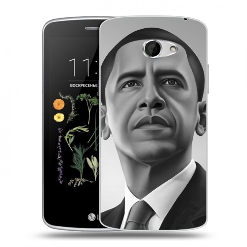 Дизайнерский силиконовый чехол для LG K5 Барак Обама