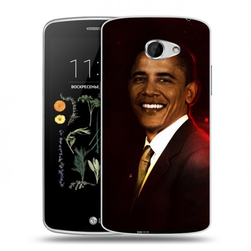 Дизайнерский пластиковый чехол для LG K5 Барак Обама