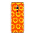 Дизайнерский силиконовый чехол для Nokia 230 Монохромные цветы