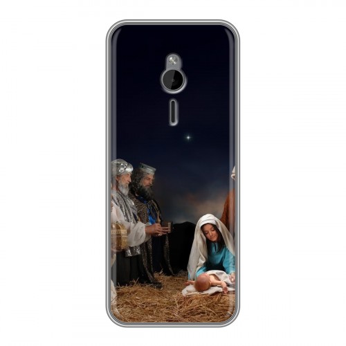 Дизайнерский силиконовый чехол для Nokia 230 Рождество Христово