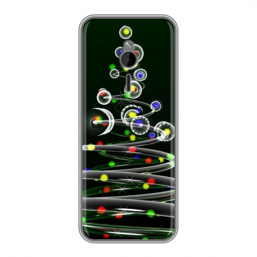 Дизайнерский силиконовый чехол для Nokia 230 Новогодняя елка