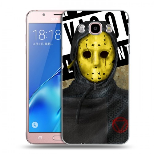 Дизайнерский силиконовый с усиленными углами чехол для Samsung Galaxy J5 (2016) Бандитские маски