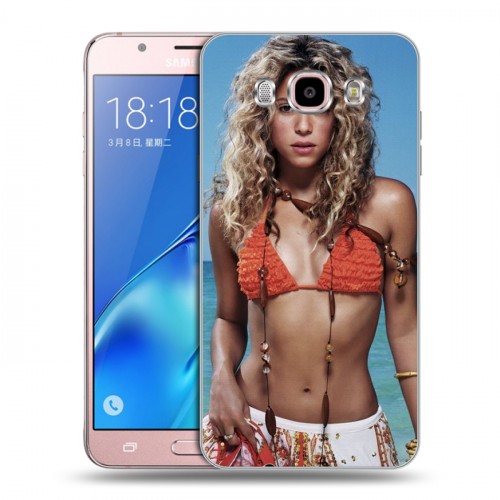Дизайнерский силиконовый с усиленными углами чехол для Samsung Galaxy J5 (2016) Shakira