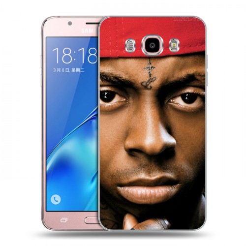 Дизайнерский силиконовый с усиленными углами чехол для Samsung Galaxy J5 (2016) Lil Wayne