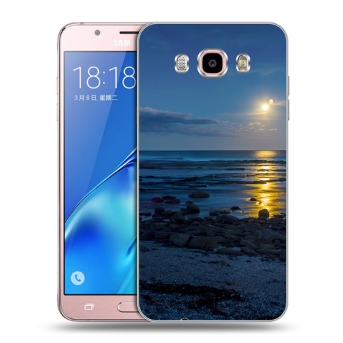 Дизайнерский силиконовый с усиленными углами чехол для Samsung Galaxy J5 (2016) Затмение