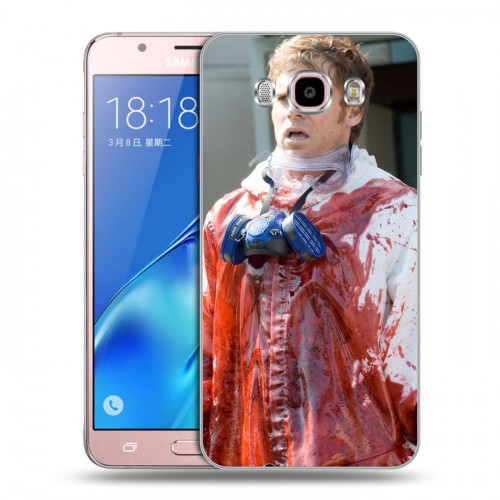 Дизайнерский силиконовый с усиленными углами чехол для Samsung Galaxy J5 (2016) Декстер