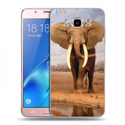 Дизайнерский силиконовый с усиленными углами чехол для Samsung Galaxy J5 (2016) Слоны