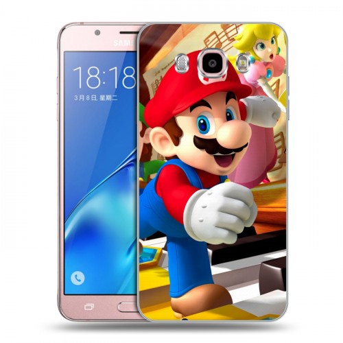 Дизайнерский силиконовый с усиленными углами чехол для Samsung Galaxy J5 (2016) Mario