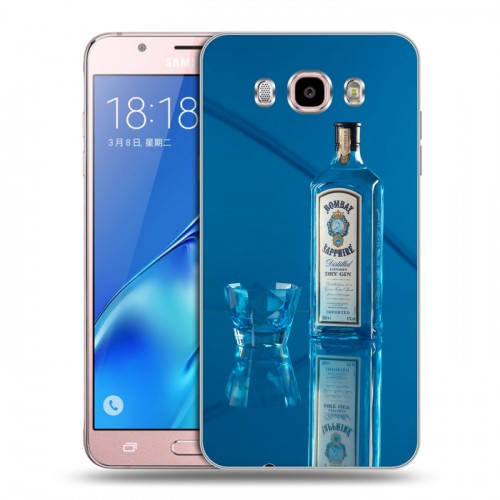 Дизайнерский силиконовый с усиленными углами чехол для Samsung Galaxy J5 (2016) Bombay Sapphire