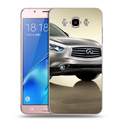 Дизайнерский силиконовый с усиленными углами чехол для Samsung Galaxy J5 (2016) Infiniti
