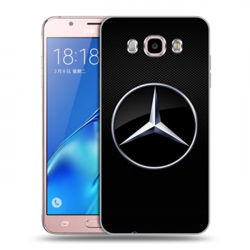Дизайнерский силиконовый с усиленными углами чехол для Samsung Galaxy J5 (2016) Mercedes