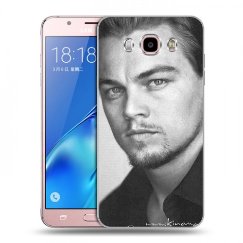 Дизайнерский силиконовый с усиленными углами чехол для Samsung Galaxy J5 (2016) Леонардо Дикаприо