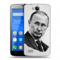 Дизайнерский пластиковый чехол для Huawei Honor 3C Lite В.В.Путин 