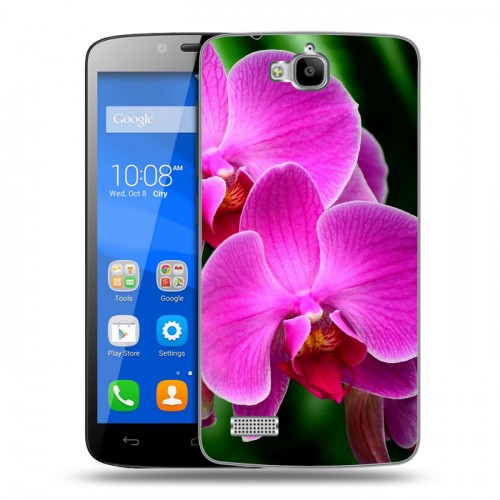 Дизайнерский пластиковый чехол для Huawei Honor 3C Lite Орхидеи