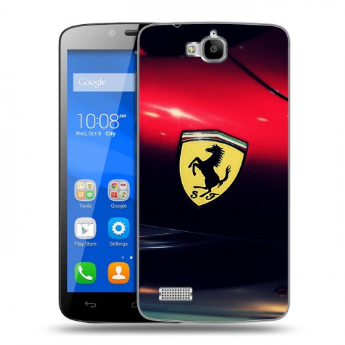Дизайнерский пластиковый чехол для Huawei Honor 3C Lite Ferrari