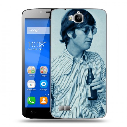 Дизайнерский пластиковый чехол для Huawei Honor 3C Lite Джон Леннон