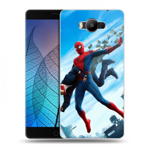 Дизайнерский силиконовый чехол для Elephone P9000 Человек - паук