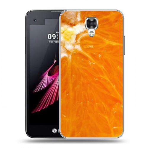Дизайнерский пластиковый чехол для LG X view Апельсины