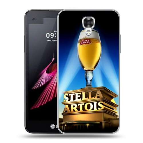 Дизайнерский пластиковый чехол для LG X view Stella Artois