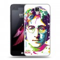 Дизайнерский пластиковый чехол для LG X view Джон Леннон